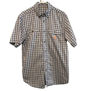 Carhartt Men’s Force Plaid Ridgefield Dress Shirt- Size M
